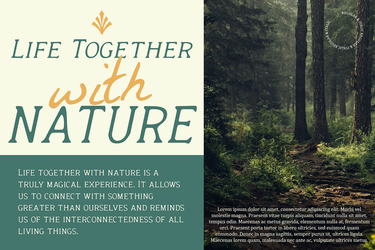 Kroine Blur, a Serif Font by Craft Supply Co. (Photo 2 of 8)