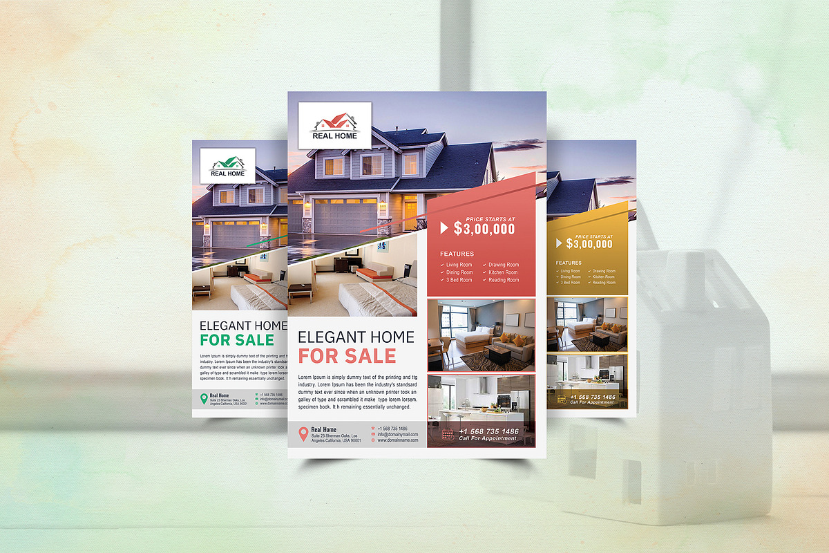 Real Estate Flyer, a Flyer Template by DesignDevisers (Photo 4 of 10)