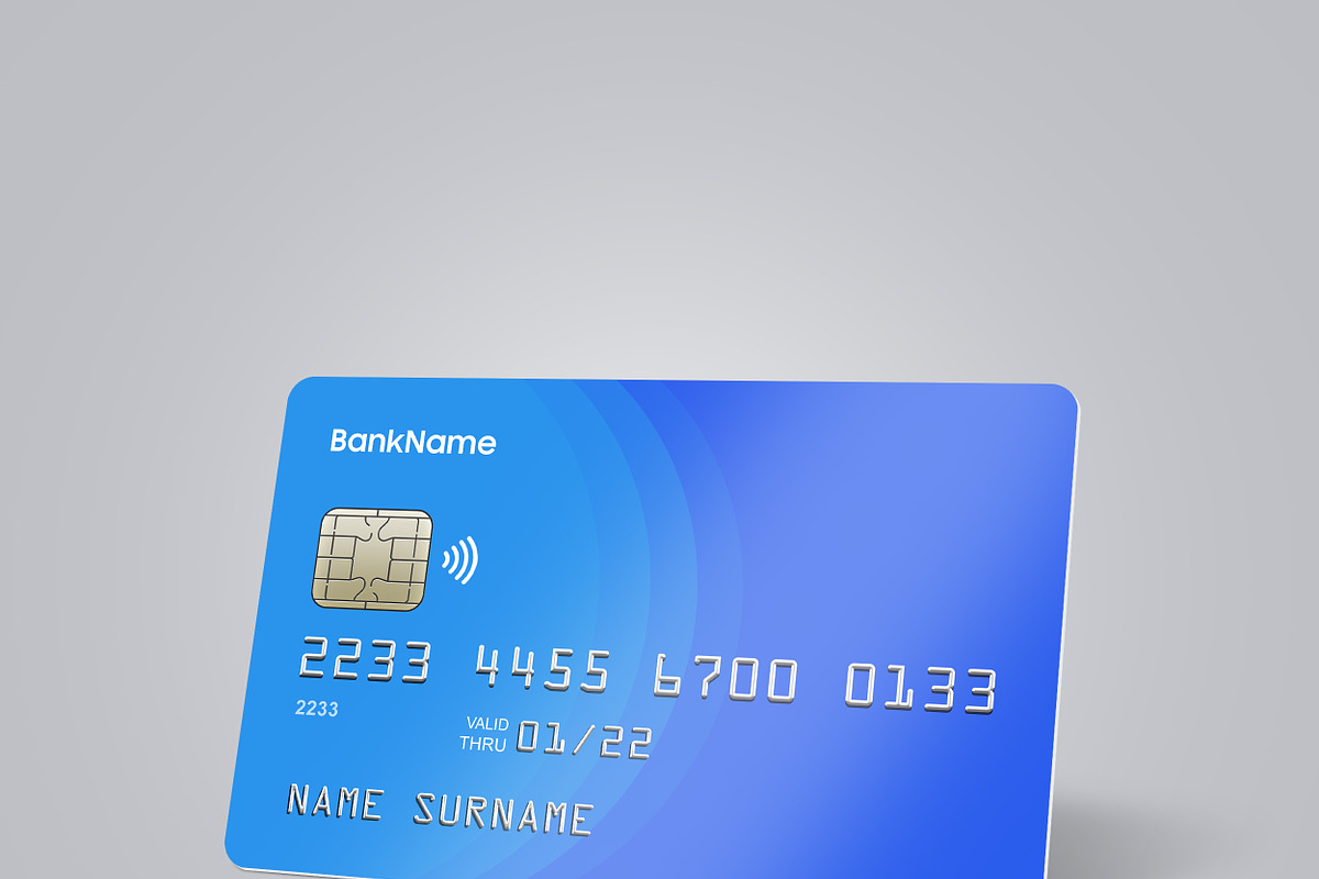 Realistic Credit/Debit Card Mockup, a Print Template by Propex (Photo 8 of 11)