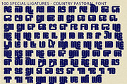 COUNTRY PASTORAL FONT, a Sans Serif Font by 177Studio (Thumbnail 8 of 8)