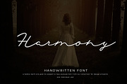 Harmony Font, a Script Font by LineTale (Thumbnail 1 of 9)