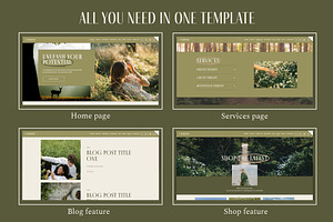 Coach Squarespace Website Template