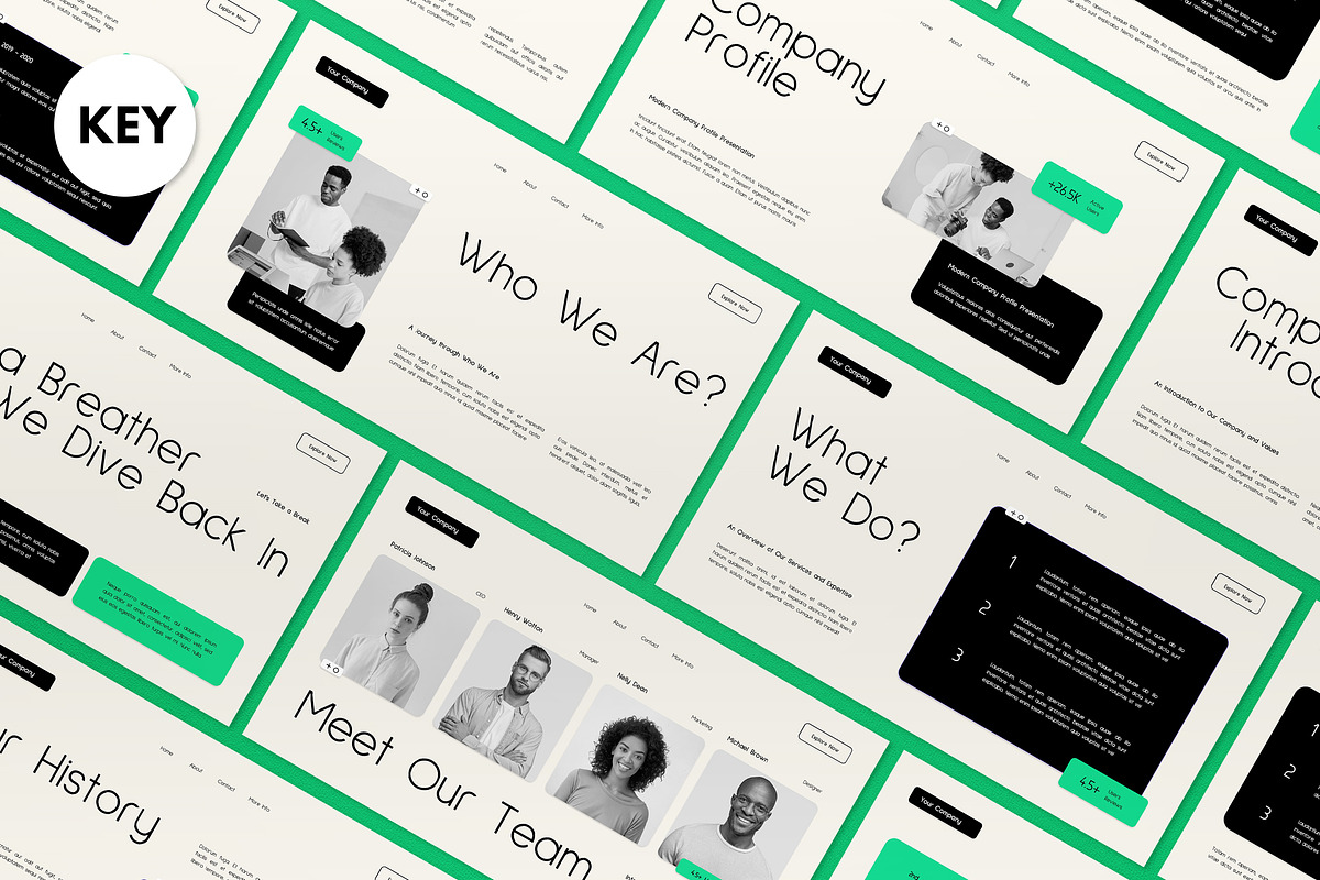 Photography Company Profile Keynote, a Presentation Template by graphicook (Photo 1 of 4)