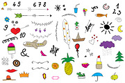 Various hand drawn vector doodles, an Illustration by CreativeFolks (Thumbnail 2 of 3)