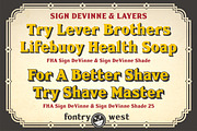 FHA Sign DeVinne, a Serif Font by Fontry West (Thumbnail 5 of 9)