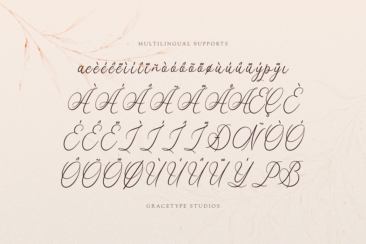 Mafuinka | Classic Calligraphy, a Script Font by gracetype_studio (Photo 11 of 12)