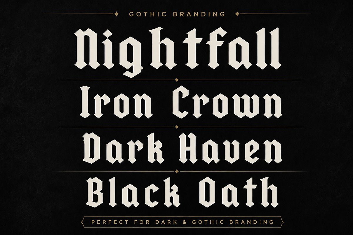 Avenakrypte, a Blackletter Font by Wow Magic (Photo 3 of 5)
