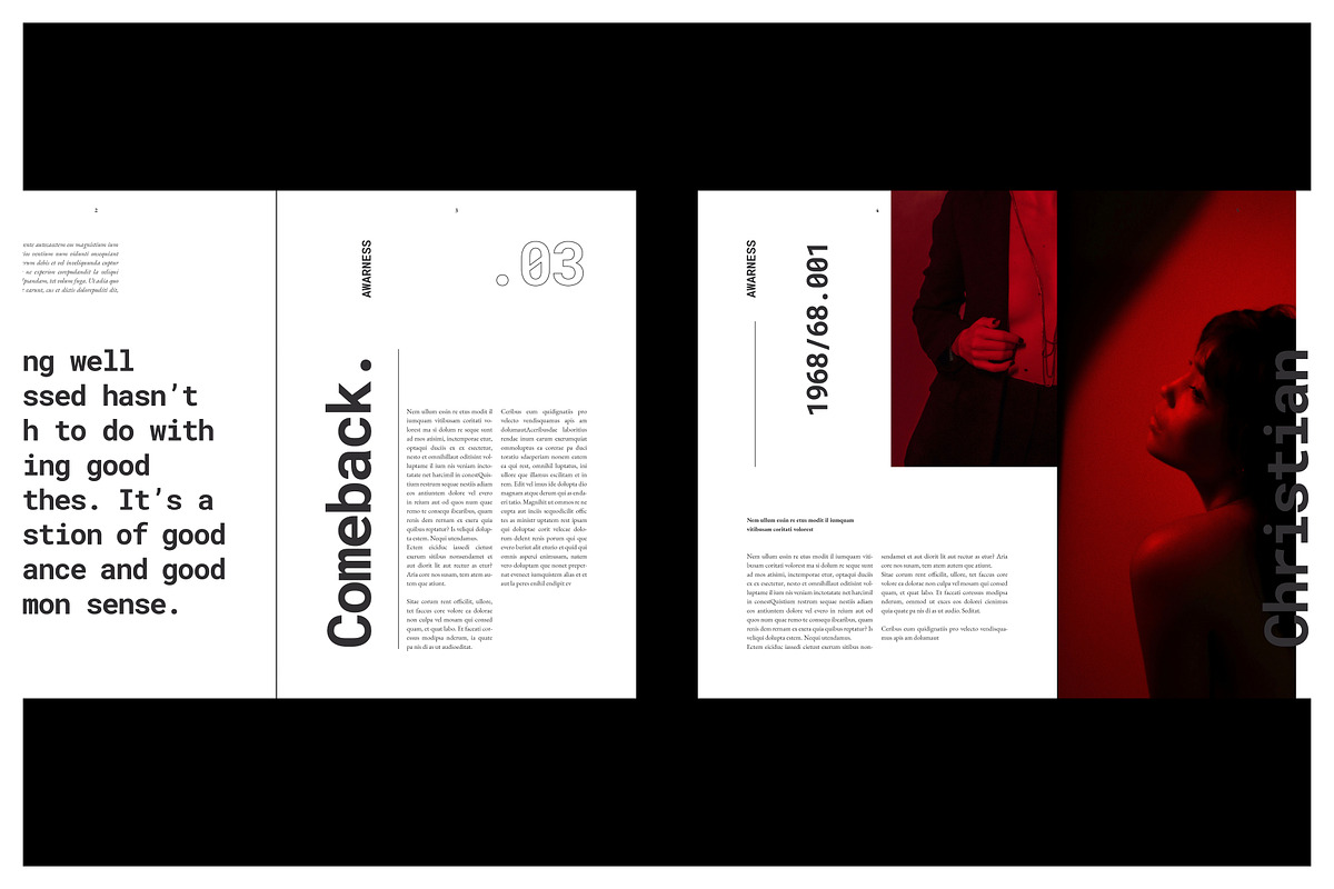 STRANGE Editorial Lookbook, a Magazine Template by Arif Tri Ananta (Photo 7 of 14)