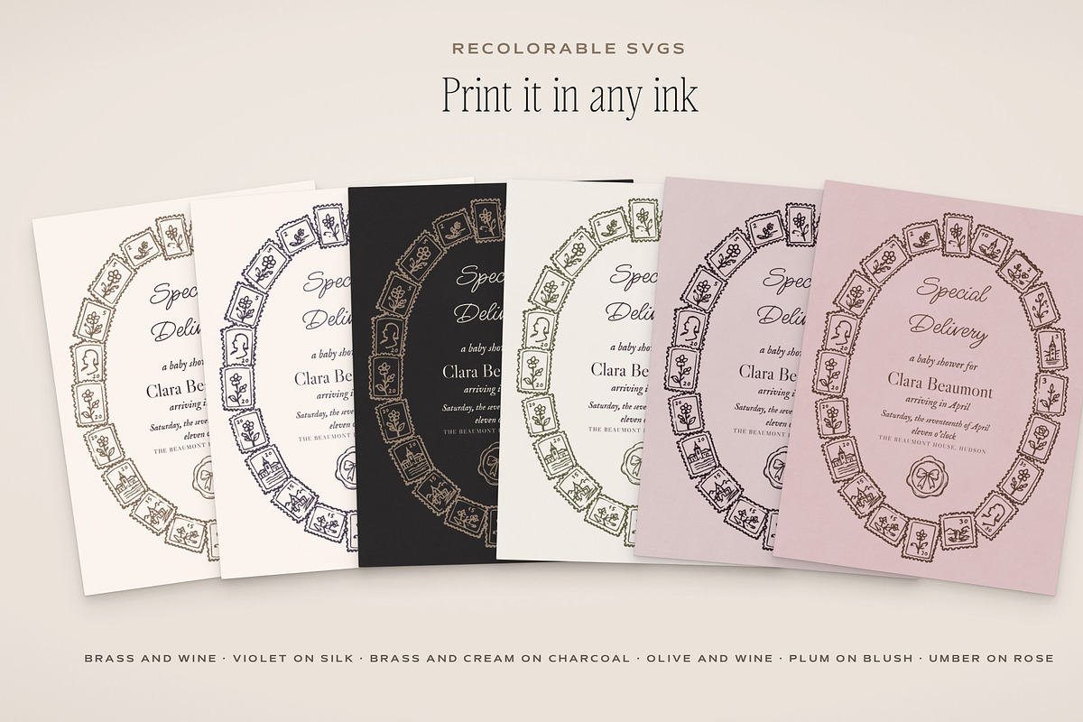 Letter & Invitation Creator Bundle, an Object Graphic by The October ...