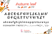 Autumn Font: A cozy, handwritten, a Handwritten Font by Waris Studio (Thumbnail 6 of 6)