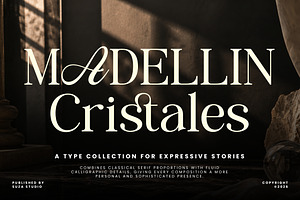 Madellin Cristales - Font Duo, a Serif Font by Suza Studio