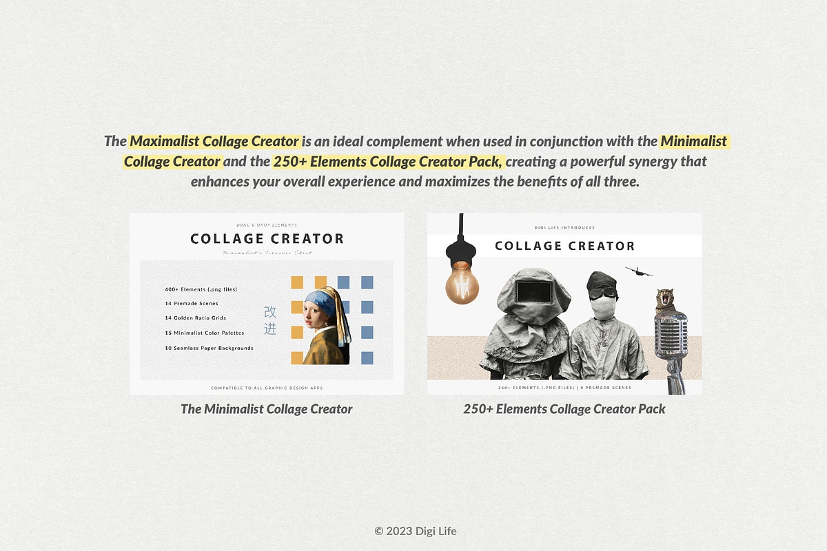 The Maximalist Collage Creator, an Object Graphic by Digi Life (Photo 27 of 27)