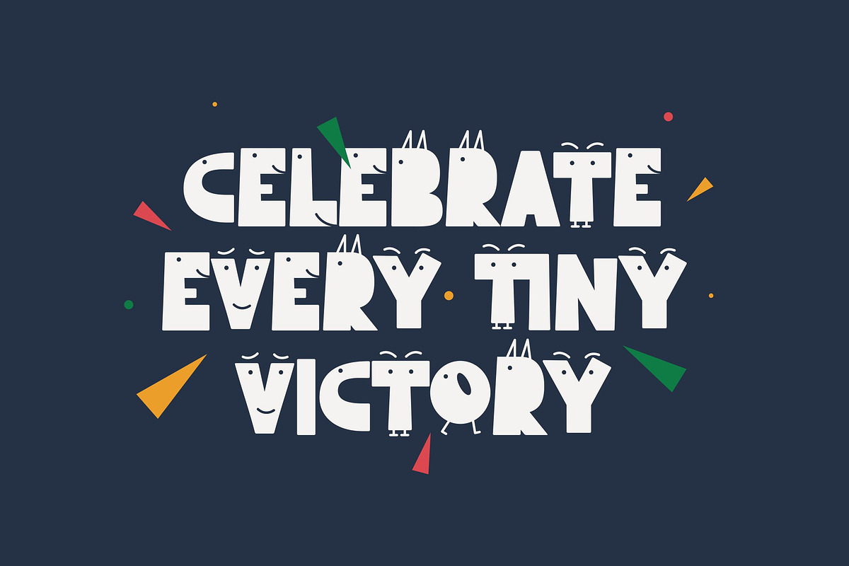 Rony Awons - Funny Font, a Sans Serif Font by Imoodev (Photo 4 of 5)