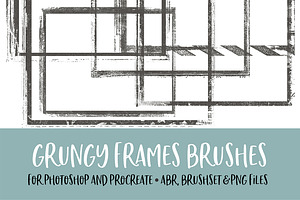 Grungy Frames 1 Brush For PS/PRO