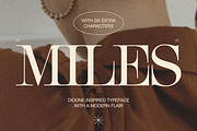 Miles - Elegant Serif, a Serif Font by Thunder Studio (Thumbnail 1 of 7)