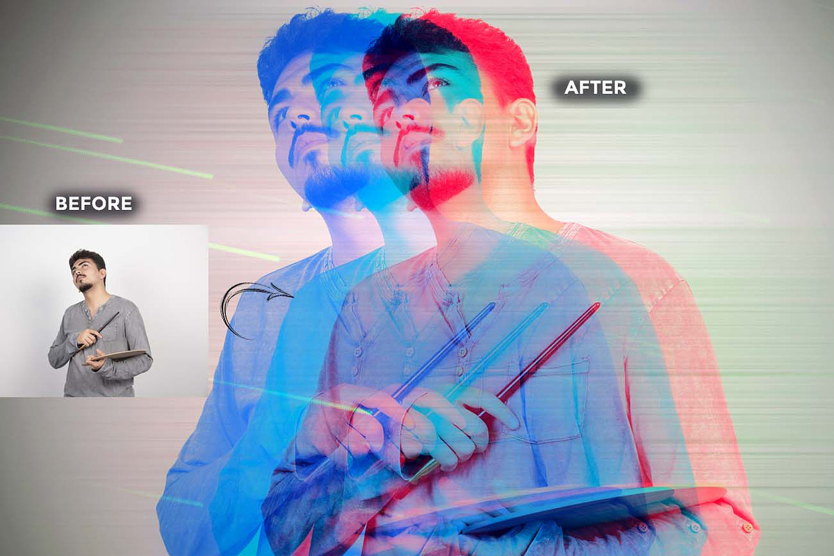 RGB Velocity Shift FX Ps Action, an Action Add-On by Studio Retouch (Photo 11 of 11)