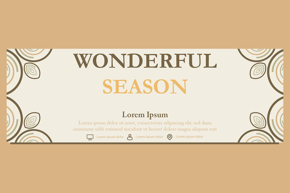 Abstract Floral Banner Template, a Marketing Template by sekitarief (Photo 3 of 3)