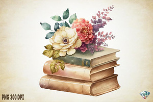 Flower Book Watercolor