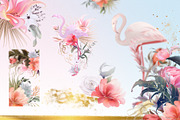 Flamingo - tropical constructor, a Decorative Illustration by Gluiki (Thumbnail 10 of 11)