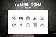 Premium »Lawyer« Icons, an Icon by IconUncle (Thumbnail 2 of 4)