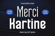 Merci Kartine – Typeface, a Sans Serif Font by MERCI STUDIO (Thumbnail 1 of 8)