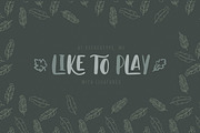 Leaves and Ground - SALE - 60% OFF, a Script Font by StereoType (Thumbnail 4 of 10)