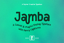 Jamba - A Casual Playful Font