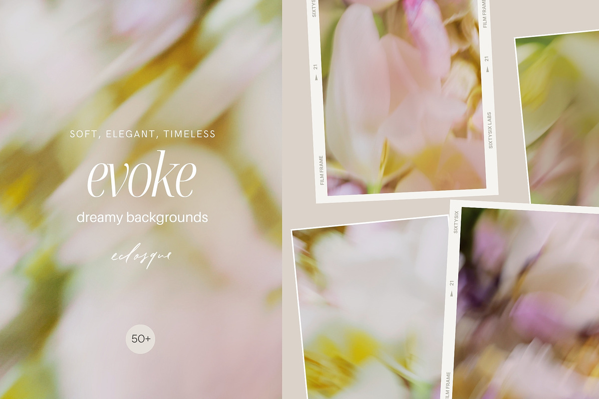 Soft Floral Spring Blur Backgrounds, a Background Graphic by eclosque (Photo 1 of 48)
