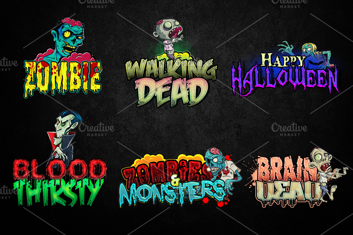 Cartoon Halloween Text Effect, a Layer Style Add-On by mixmedia87 (Photo 2 of 2)