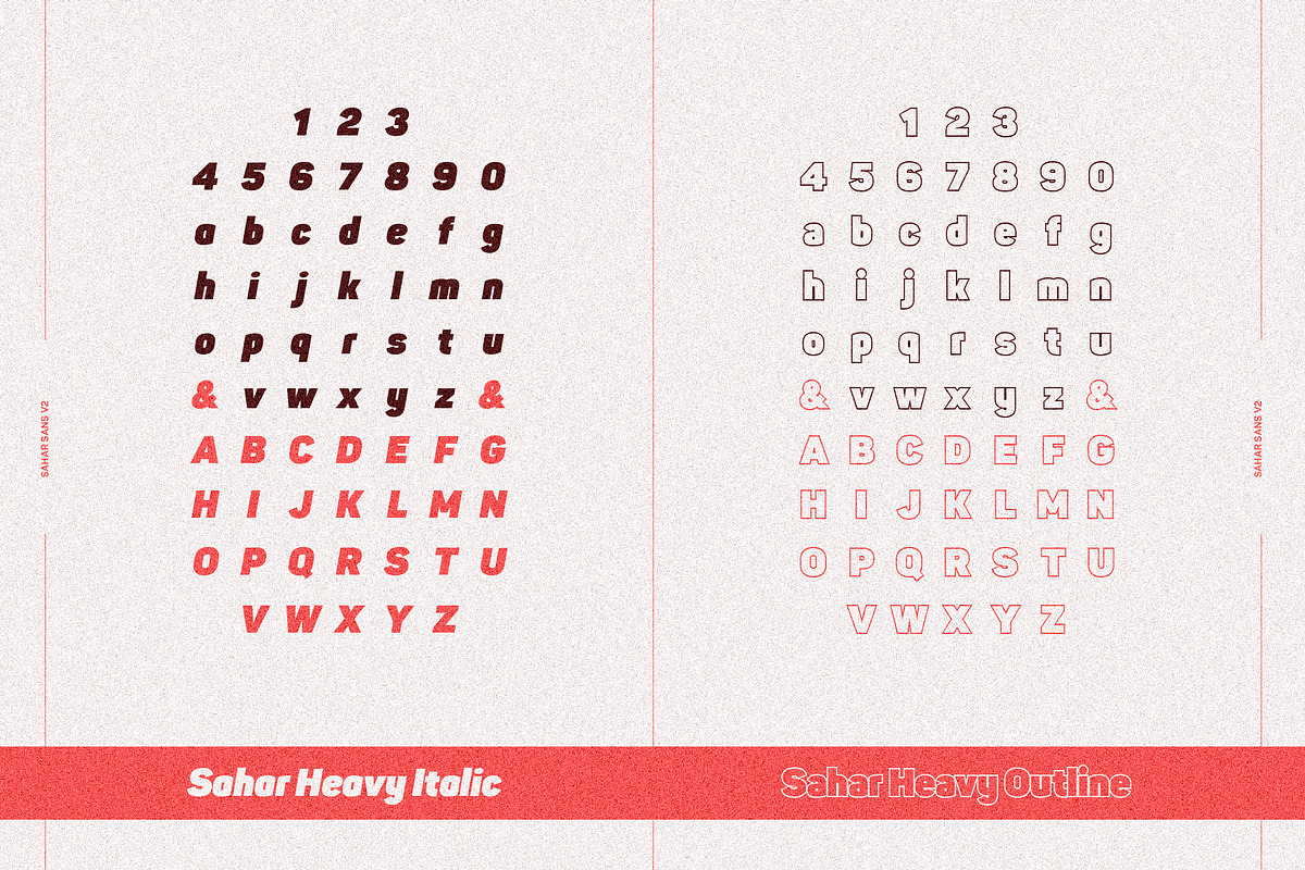 Sahar - 18 Fonts Typeface, a Sans Serif Font by Lella7 (Photo 23 of 29)