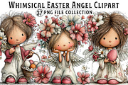 Whimsical Easter Angels Clipart, an Illustration by Dream Creation (Thumbnail 1 of 7)