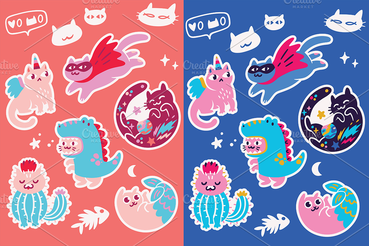 Big Sticker Bundle #1, an Animal Illustration by PenguinHouse (Photo 10 of 16)