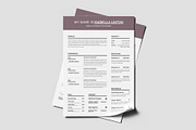 Modern Resume Template CV Design, a Resume Template by PixelStudio (Thumbnail 2 of 5)