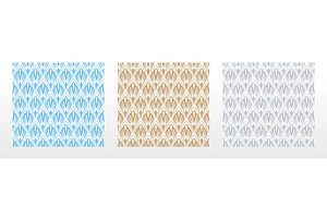 Collection of flower patterns.
