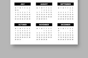 Wall Calendar 2026 to 2029, a Stationery Template by ContestDesign (Thumbnail 6 of 6)