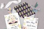Swan lake pattern collection, an Animal Illustration by Cozy pattern shop (Thumbnail 3 of 8)