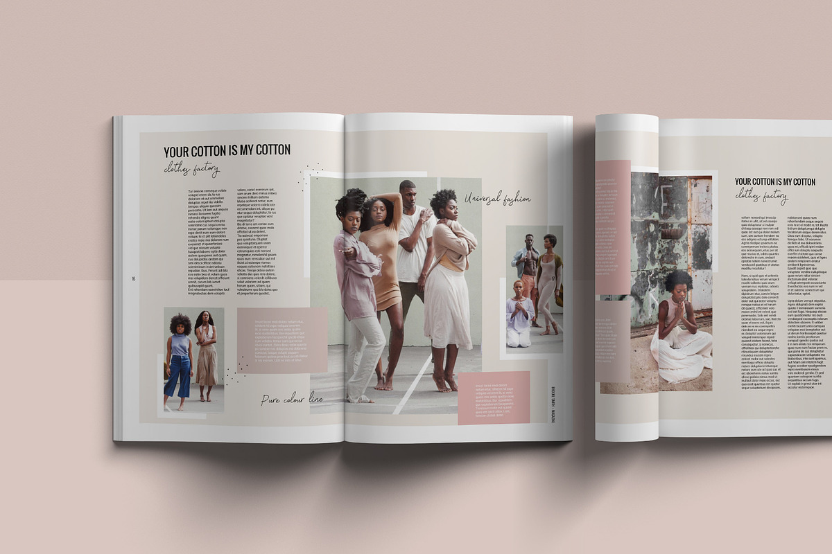 Magazine / CANVA, INDD / Brooke, a Magazine Template by Mirazz (Photo 14 of 17)