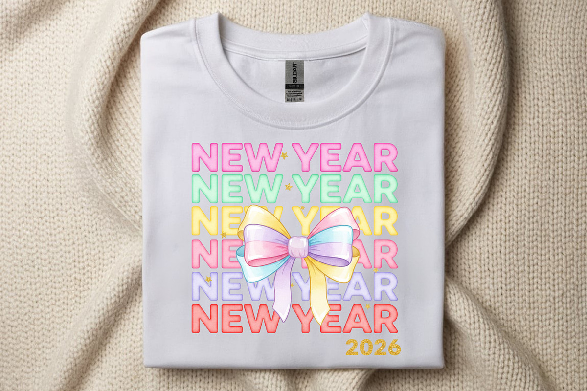New Year Coquette Bow Png, an Illustration by SinaCreation (Photo 6 of 11)