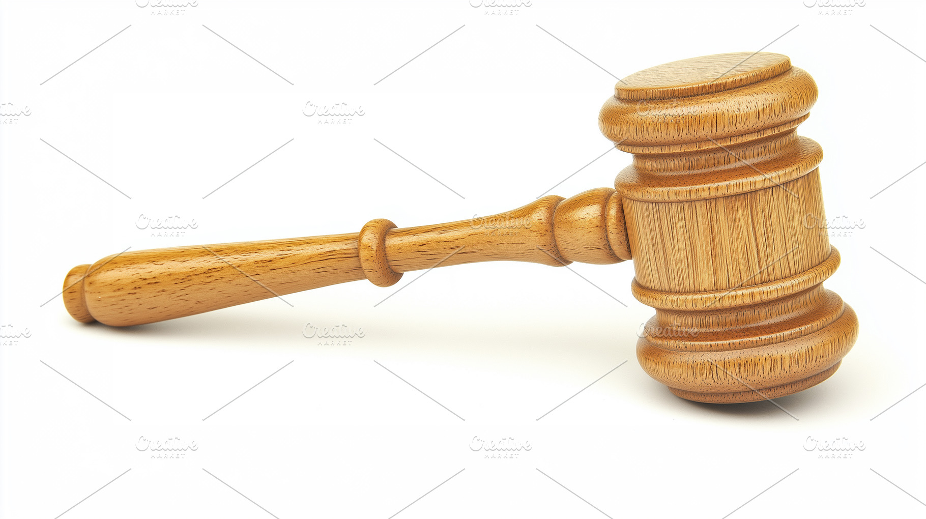 Wooden judge's gavel isolated on, a Business Photo by MistyDay