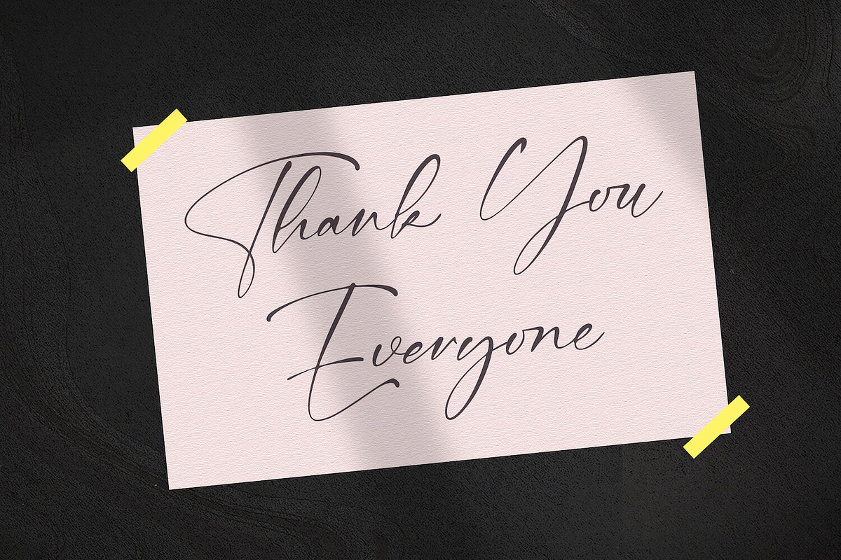 Black Ming - Calligraphy Font, a Script Font by StringLabs (Photo 10 of 10)