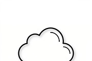 Outline Weather Icon Set, an Outline Icon by adenpinkstore (Thumbnail 5 of 9)