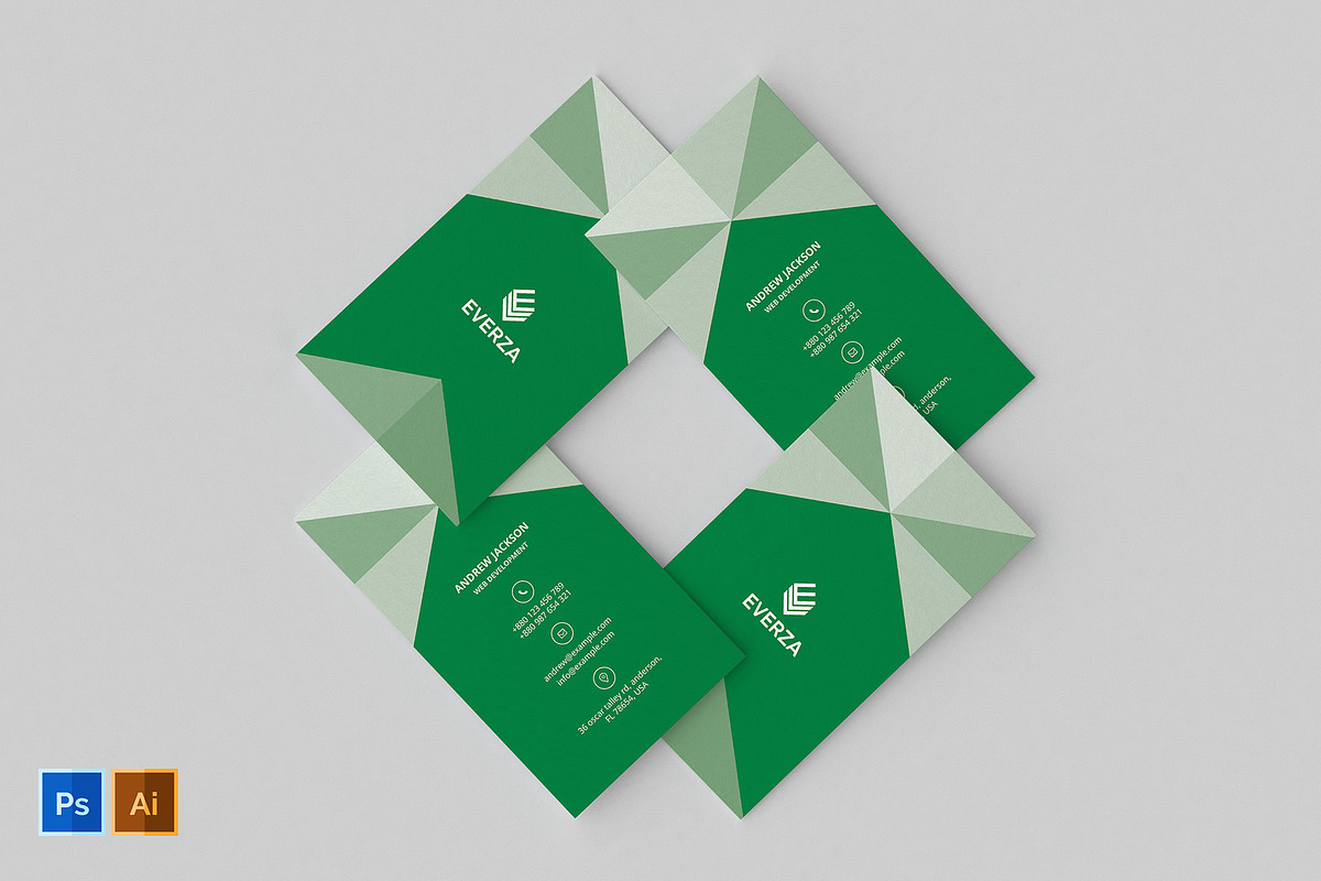 Business Card Template 32, a Business Card Template by BdThemes (Photo 4 of 4)