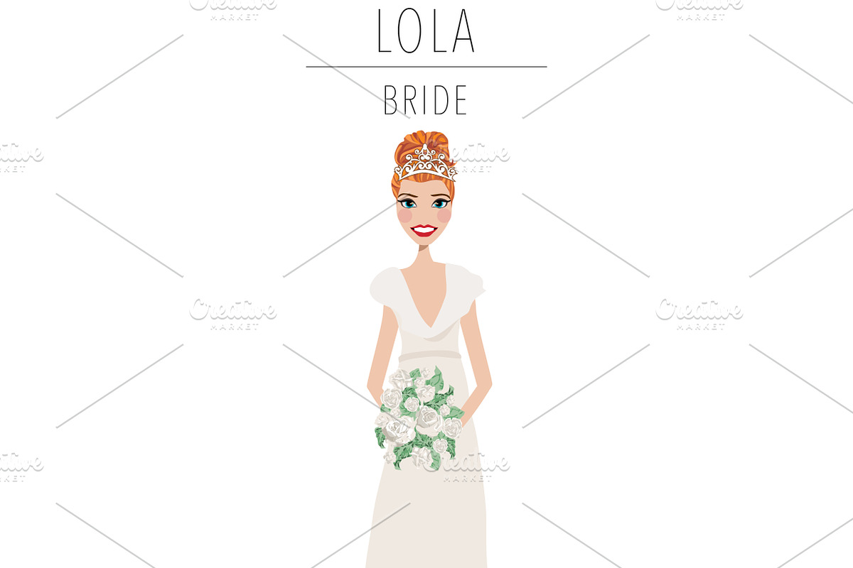 Bride Portrait Creator | Wedding Art, a Person Illustration by Lauren Lesley Studio (Photo 14 of 29)