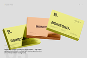 85x55 Business Card Mockup, an Advertising Mockup by Toasin Studio (Thumbnail 3 of 7)