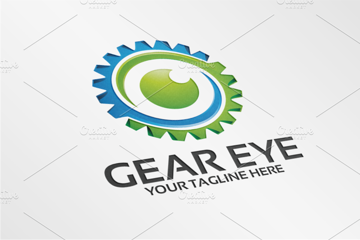 Gear Eye – Logo Template, a Branding & Logo Template by Alfam17