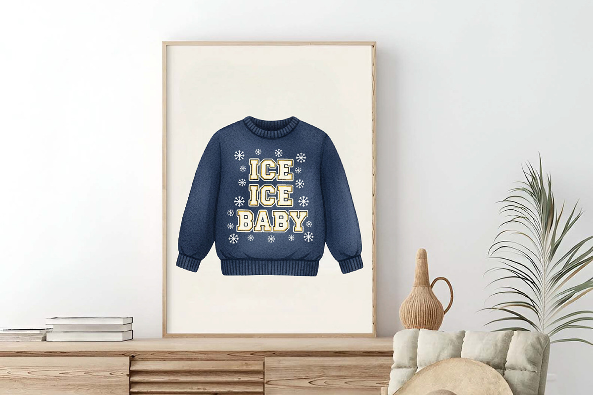 Christmas Ugly Sweater Clipart PNG, an Illustration by SinaCreation (Photo 4 of 7)