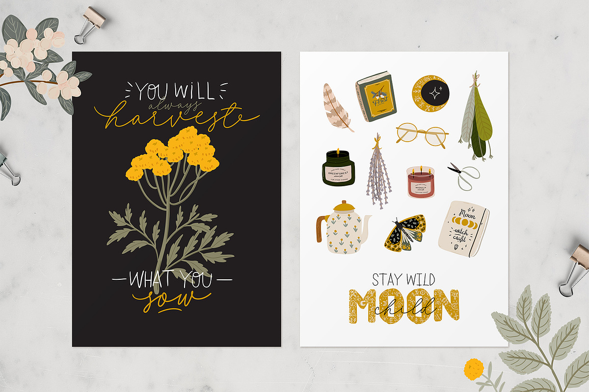 Seasonal Botany BUNDLE, an Object Graphic by Ruslana Lubenets (Photo 17 of 100)