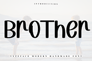 Brother, a Sans Serif Font by InermediaSTUDIO (Thumbnail 1 of 7)