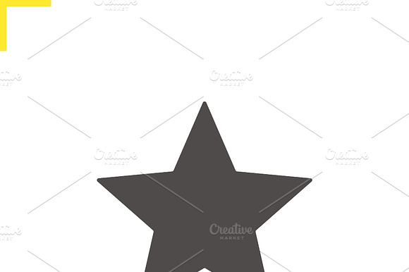 Star Mark Icon. Vector