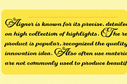 Winston Script, a Script Font by Areatype (Thumbnail 3 of 7)